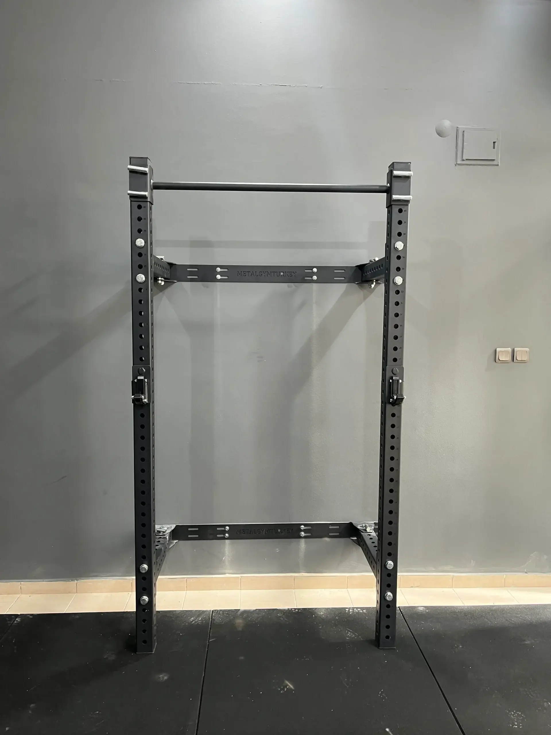 Yana Katlanır Squat Rack (80x80x3mm) - Squat Rack - METALGYM