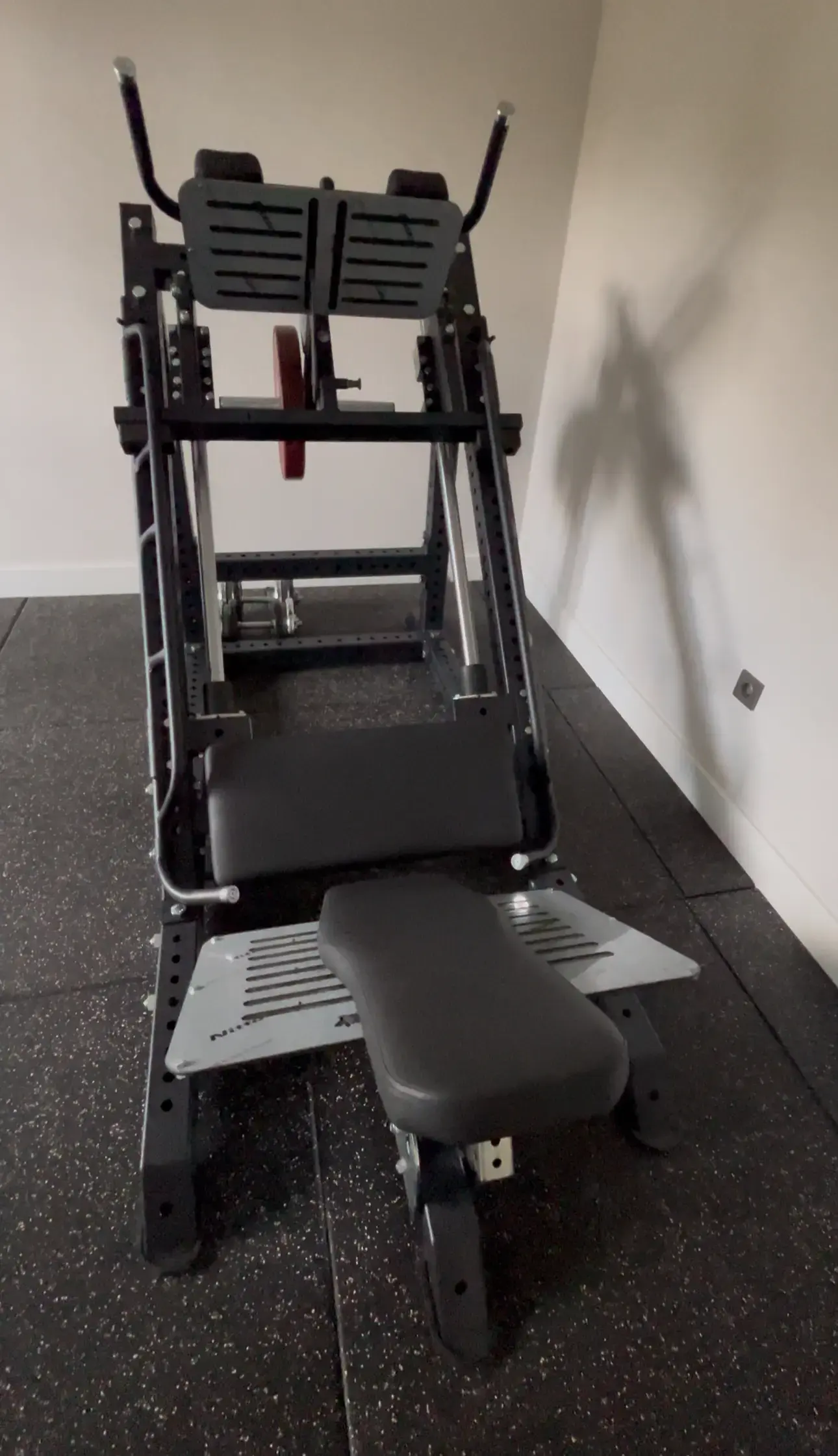 Leg Press Hack Squat Combo Makinesi - Plaka Yüklemeli Makineler - METALGYM