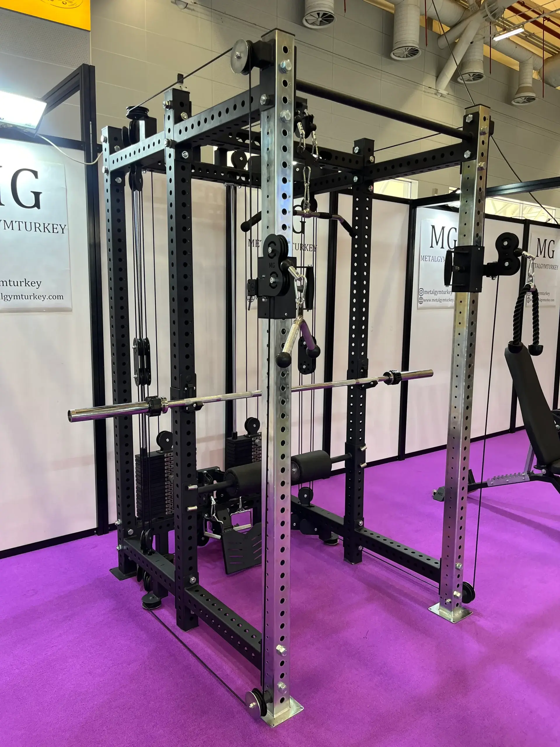 Ares Dap Squat Lat Row Combo - İzotonik Kablolu Makineler - METALGYM
